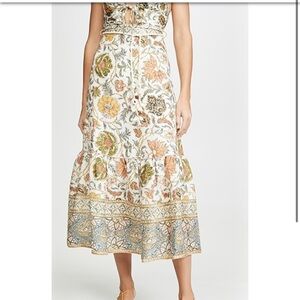 Zimmermann Paisley Print Long Skirt Size 0